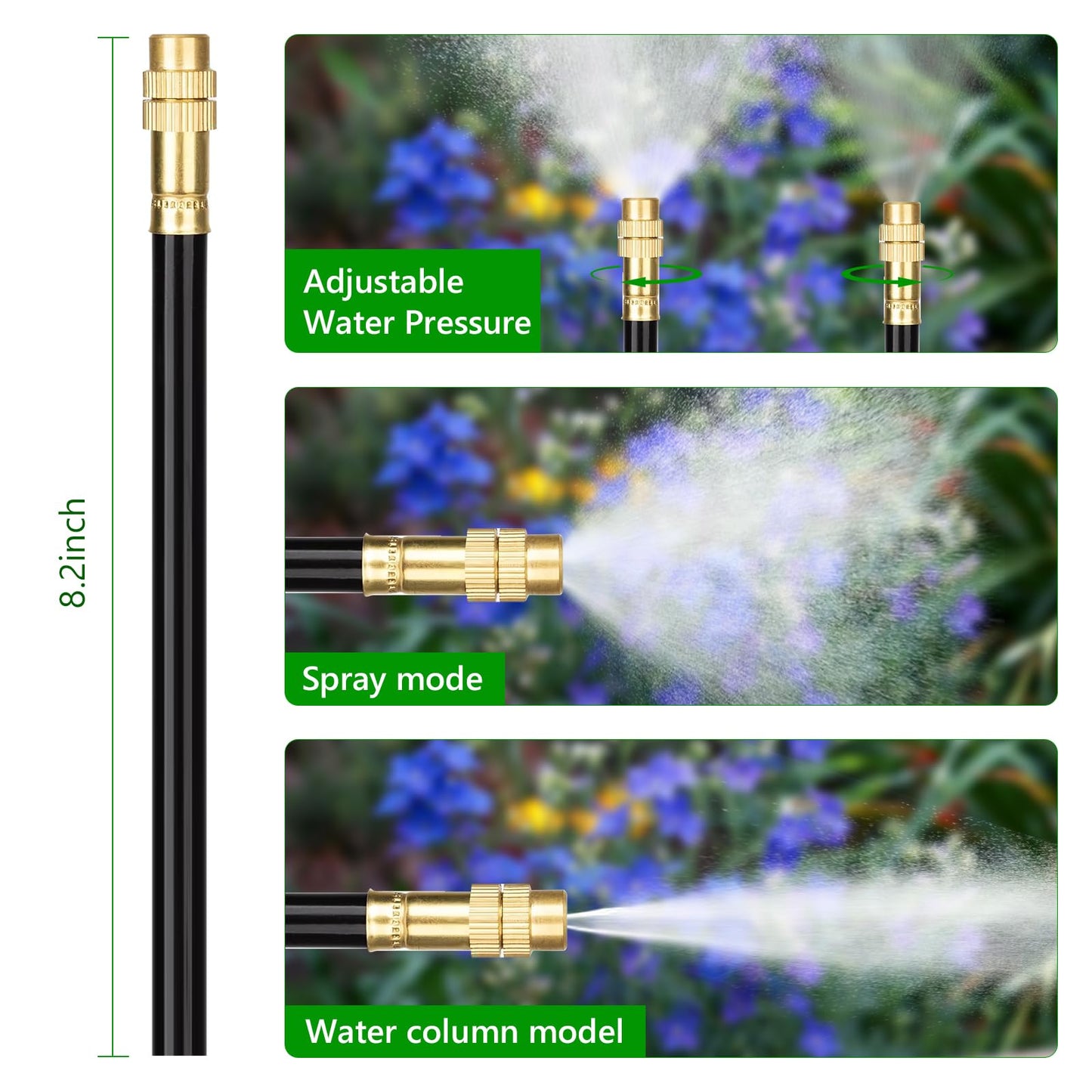 HEKIWAY - 80Ft Drip Irrigation System for Garden