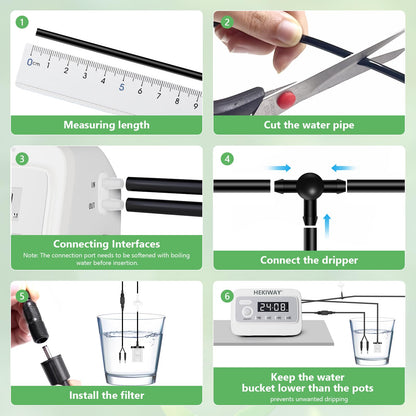 HEKIWAY - Digital Display Solar Drip Irrigation System