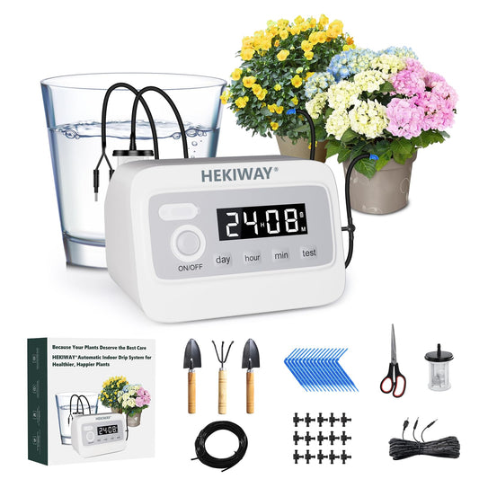 HEKIWAY - Digital Display Solar Drip Irrigation System