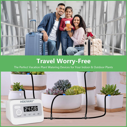 HEKIWAY - Digital Display Solar Drip Irrigation System