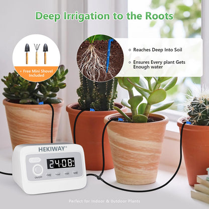 HEKIWAY - Digital Display Solar Drip Irrigation System
