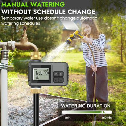 HEKIWAY - 60FT Drip Irrigation System with Water Timer