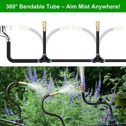 HEKIWAY - 80Ft Drip Irrigation System for Garden