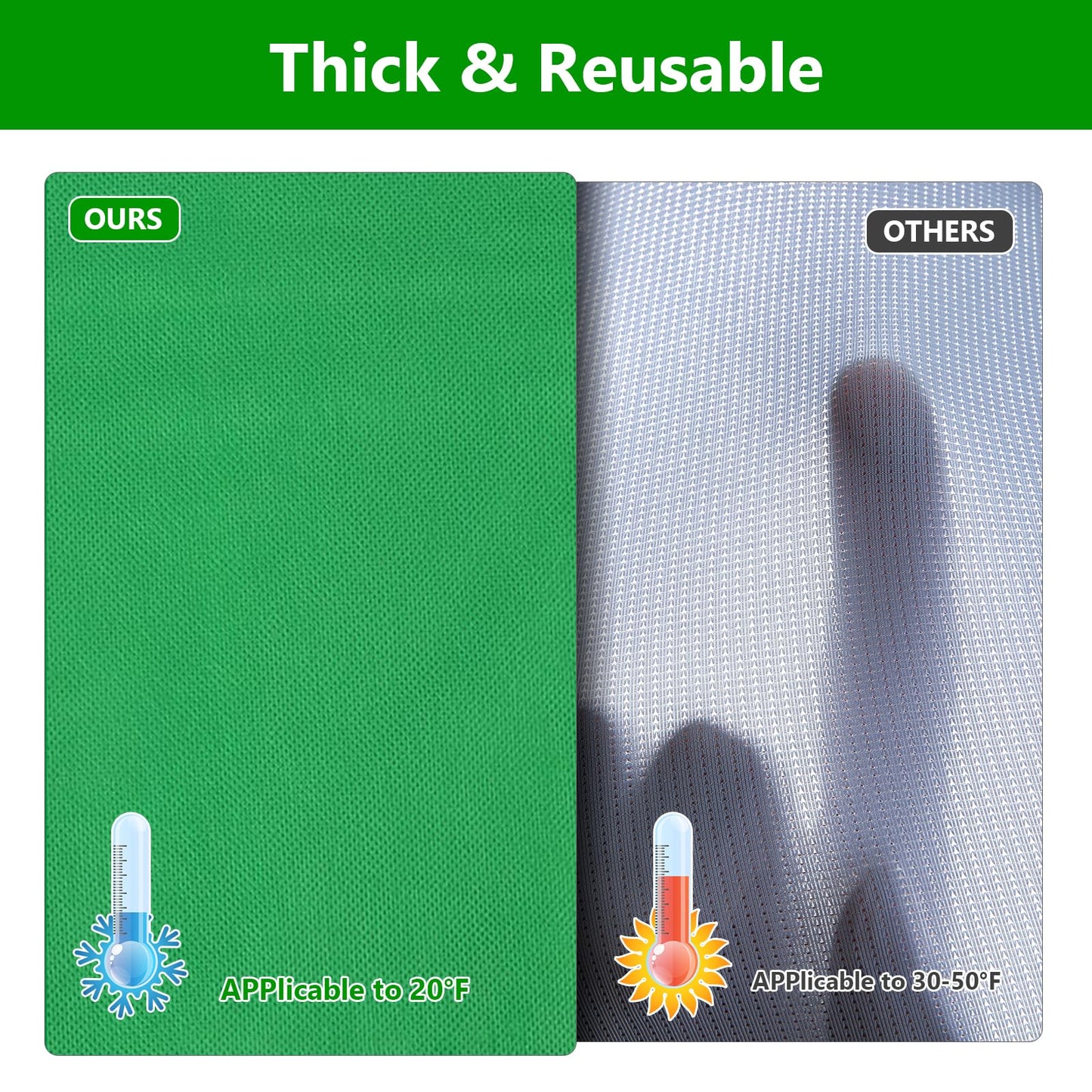 HEKIWAY - Plant Covers Freeze Protection