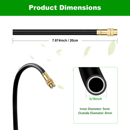 HEKIWAY - Brass Misting Nozzles for 5/16 Inch Drip Irrigation Tubing