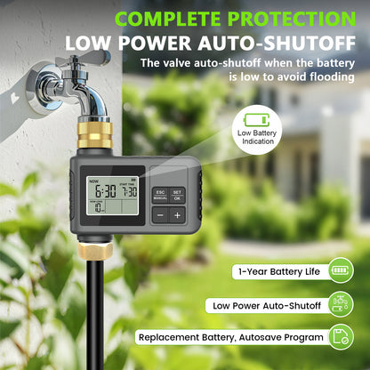 HEKIWAY - 60FT Drip Irrigation System with Water Timer