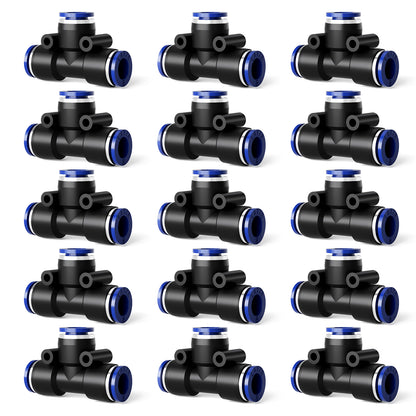 HEKIWAY - 5/16 Inch Drip Irrigation Tee Connectors