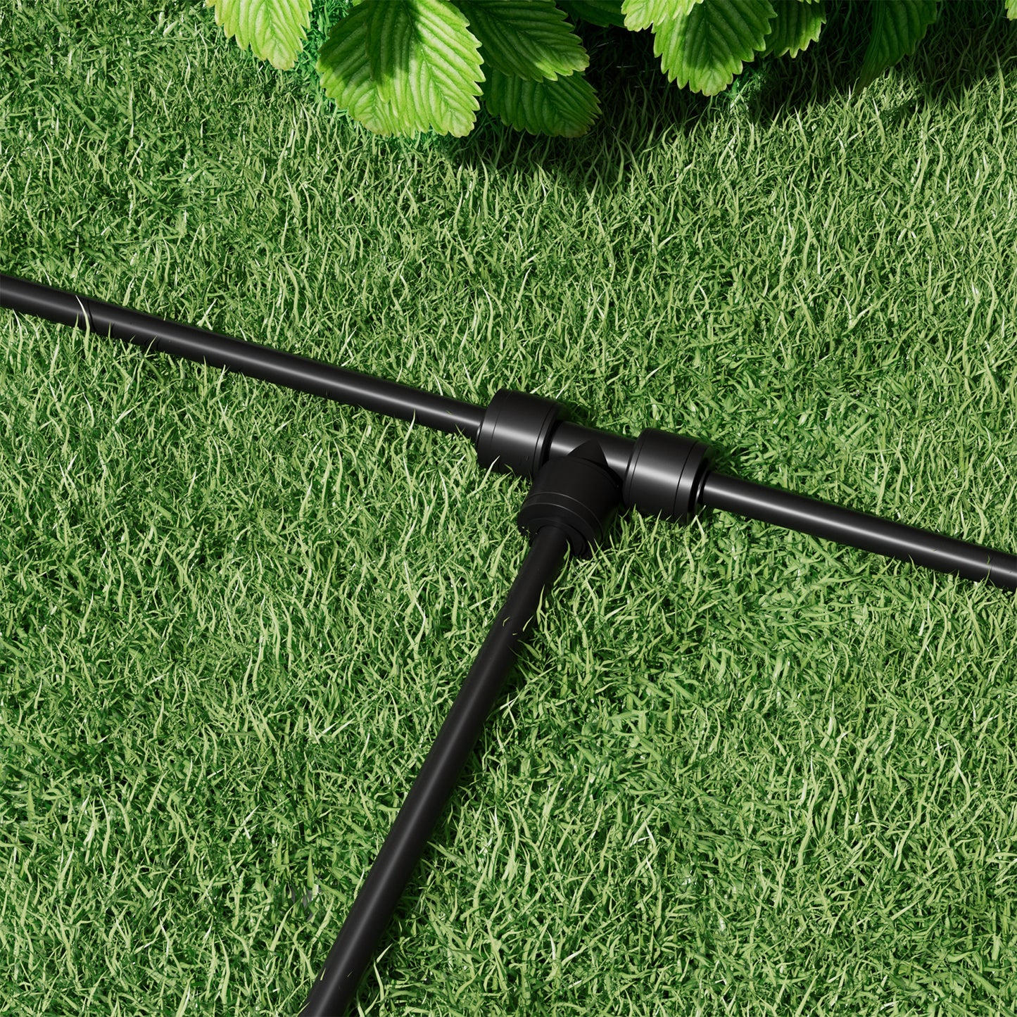 HEKIWAY - 1/4 Inch Drip Irrigation Tee Connectors