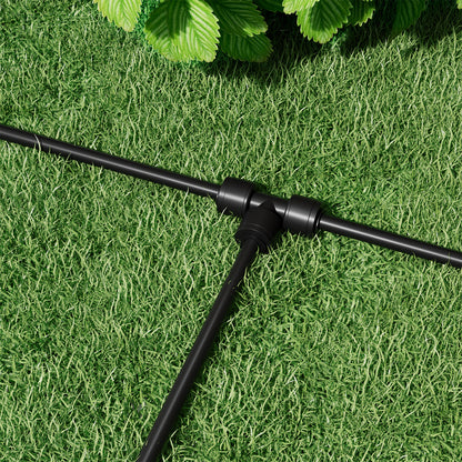HEKIWAY - 1/4 Inch Drip Irrigation Tee Connectors